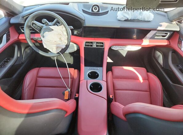 WP0AC2Y19PSA52054 2023 PORSCHE TAYCAN Silver Dashboard view
