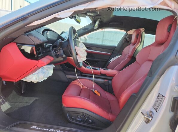 WP0AC2Y19PSA52054 2023 PORSCHE TAYCAN Silver Front interior view