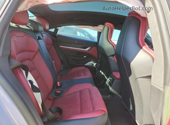 WP0AC2Y19PSA52054 2023 PORSCHE TAYCAN Silver Rear seats view