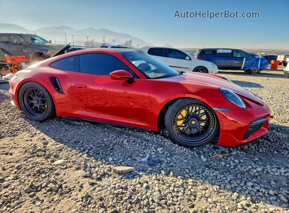 WP0AD2A91MS257387 2021 PORSCHE 911 Красный Передняя правая четверть