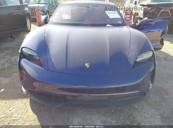 WP0AD2Y14PSA48460 2023 PORSCHE TAYCAN Blue Вид ззаду