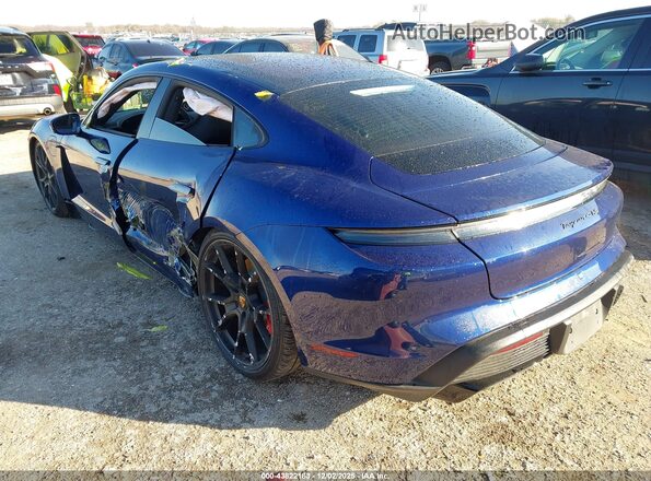 WP0AD2Y14PSA48460 2023 PORSCHE TAYCAN Blue Задня ліва чверть