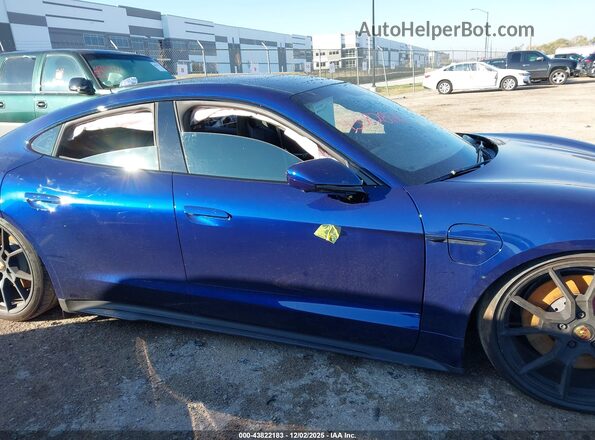 WP0AD2Y14PSA48460 2023 PORSCHE TAYCAN Blue Вид щитка приладів