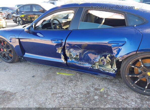 WP0AD2Y14PSA48460 2023 PORSCHE TAYCAN Blue Вид спереду