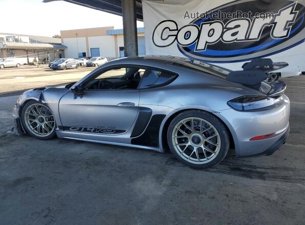 WP0AE2A82PS281240 2023 PORSCHE CAYMAN Silver Rear left