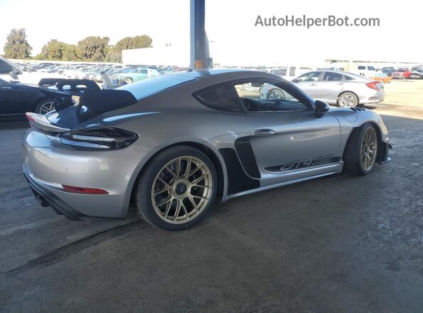WP0AE2A82PS281240 2023 PORSCHE CAYMAN Silver Rear right