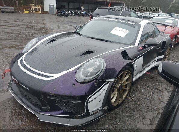 WP0AF2A95KS164766 2019 PORSCHE 911 Фиолетовый Передняя левая четверть