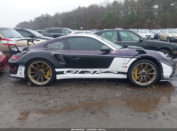 WP0AF2A95KS164766 2019 PORSCHE 911 Фиолетовый Вид задней части салона