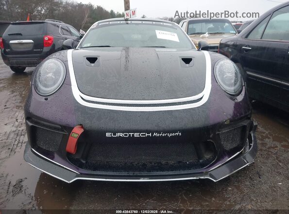 WP0AF2A95KS164766 2019 PORSCHE 911 Фиолетовый Вид щитка приборов