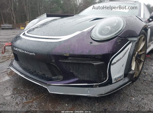 WP0AF2A95KS164766 2019 PORSCHE 911 Фиолетовый Вид спереди