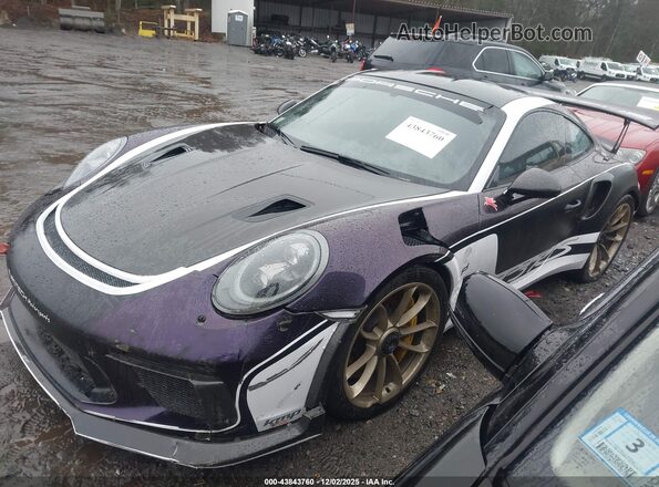 WP0AF2A95KS164766 2019 PORSCHE 911 Фиолетовый Панорамный вид салона 360°
