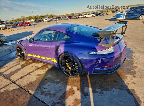 WP0AF2A97GS193144 2016 PORSCHE 911 Purple Հետևի ձախ