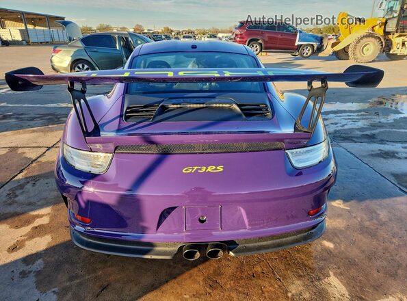 WP0AF2A97GS193144 2016 PORSCHE 911 Purple Հետևի տեսք
