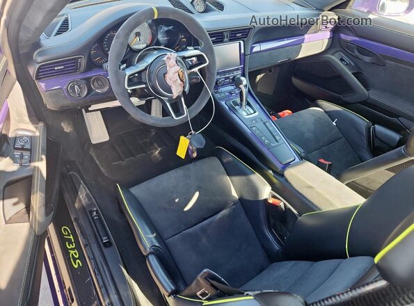 WP0AF2A97GS193144 2016 PORSCHE 911 Purple Առջևի վահանակի տեսք