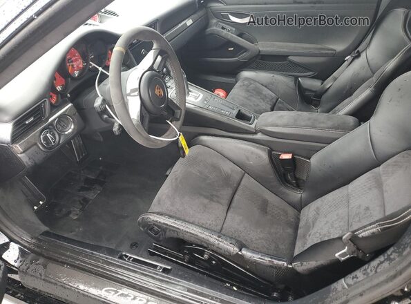 WP0AF2A98KS164891 2019 PORSCHE 911 Black Widok wnętrza z przodu