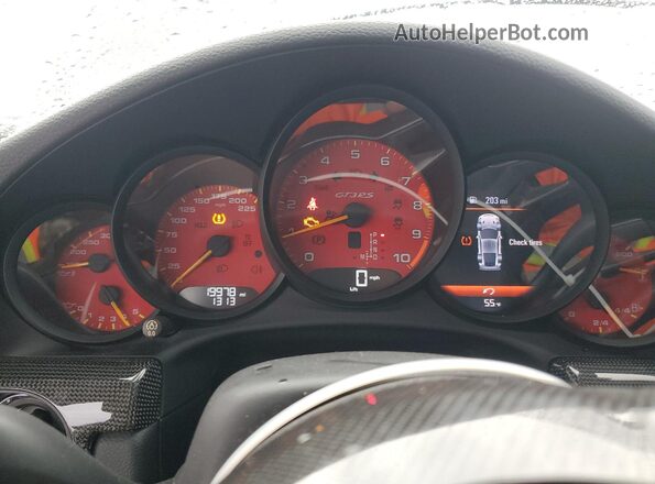 WP0AF2A98KS164891 2019 PORSCHE 911 Black Widok zestawu wskaźników