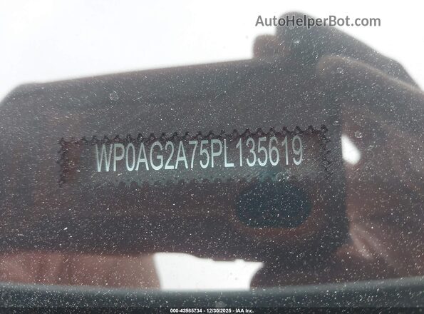 WP0AG2A75PL135619 2023 PORSCHE PANAMERA White Շարժիչի բաժամունքի տեսք