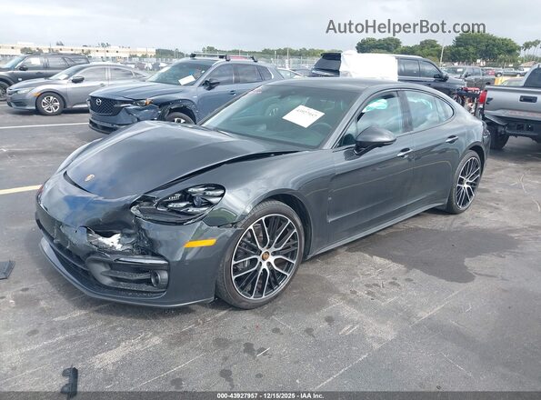 WP0AJ2A71PL100447 2023 PORSCHE PANAMERA Gray Vista tres cuartos delantera izquierda