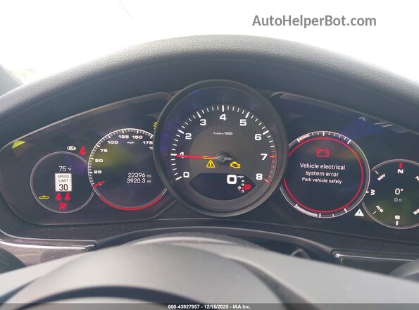 WP0AJ2A71PL100447 2023 PORSCHE PANAMERA Gray Vista de los asientos traseros