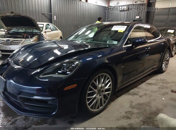 WP0AJ2A72ML111226 2021 PORSCHE PANAMERA Blue წინა მარცხენა ხედი სამი მეოთხედიდან