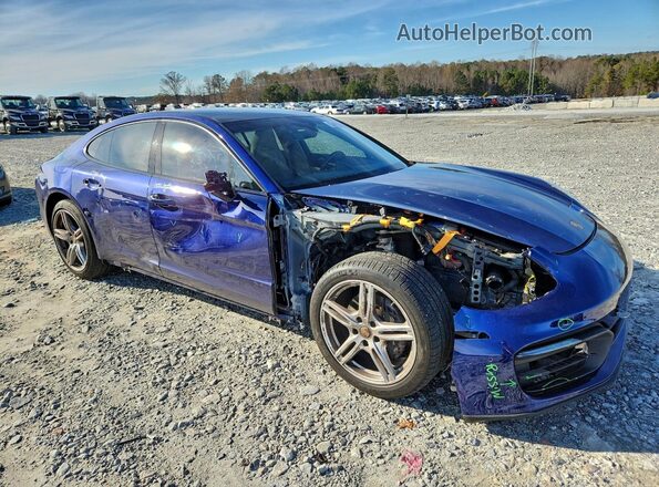 WP0AJ2A75ML111186 2021 PORSCHE PANAMERA Blue Առջևի աջ