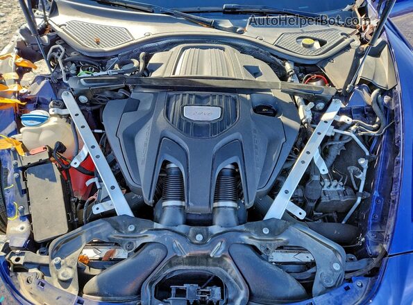 WP0AJ2A75ML111186 2021 PORSCHE PANAMERA Blue Սալոնի հետևի տեսք