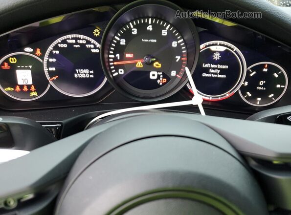 WP0AJ2A7XPL100740 2023 PORSCHE PANAMERA Gray ხელსაწყოთა პანელის ხედი