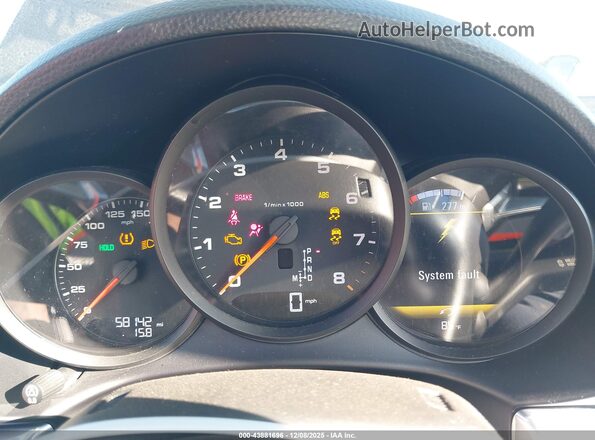 WP0CA2A80HS221690 2017 PORSCHE BOXSTER Black Vista de los asientos traseros