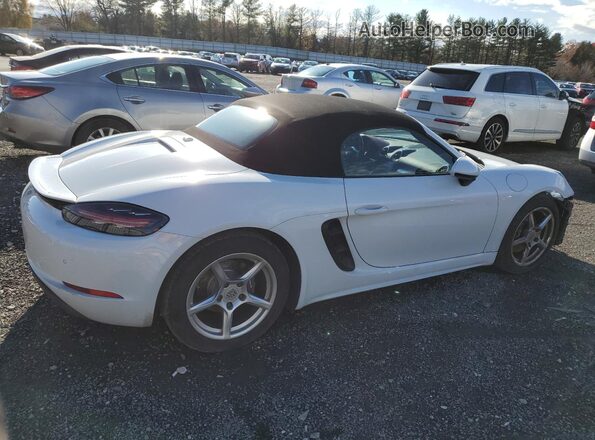 WP0CA2A80HS222208 2017 PORSCHE BOXSTER White 