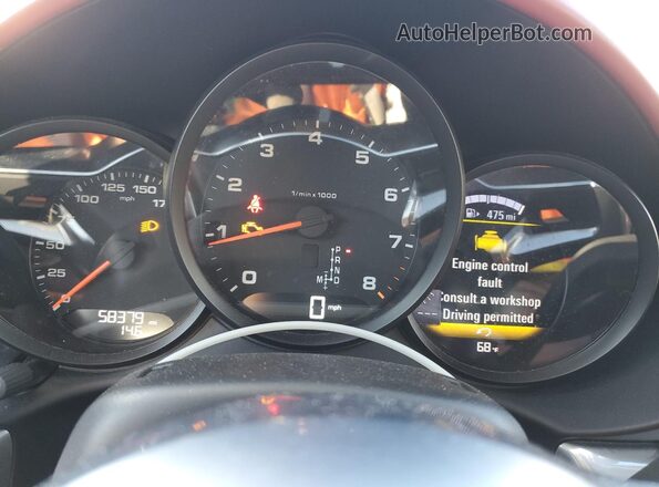 WP0CA2A80HS222208 2017 PORSCHE BOXSTER White 