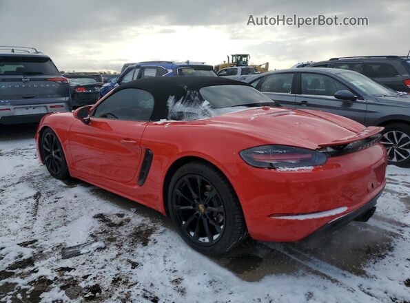 WP0CA2A81HS220810 2017 PORSCHE BOXSTER Красный Задняя левая четверть