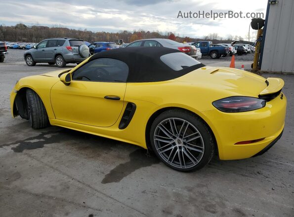 WP0CA2A8XMS210478 2021 PORSCHE BOXSTER Yellow Tył lewy