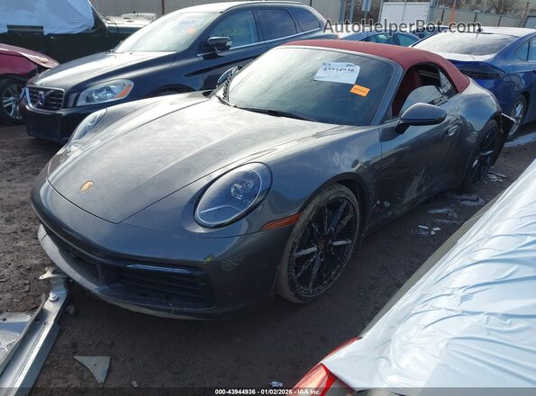 WP0CA2A92MS239658 2021 PORSCHE 911 Серый Передняя левая четверть