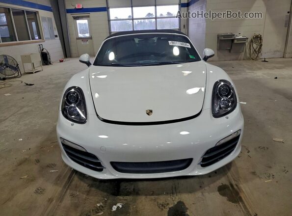 WP0CB2A86GS140141 2016 PORSCHE BOXSTER White Widok z przodu