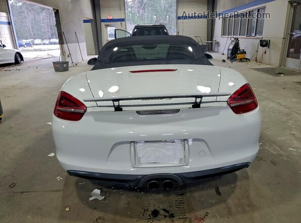 WP0CB2A86GS140141 2016 PORSCHE BOXSTER White Widok z tyłu