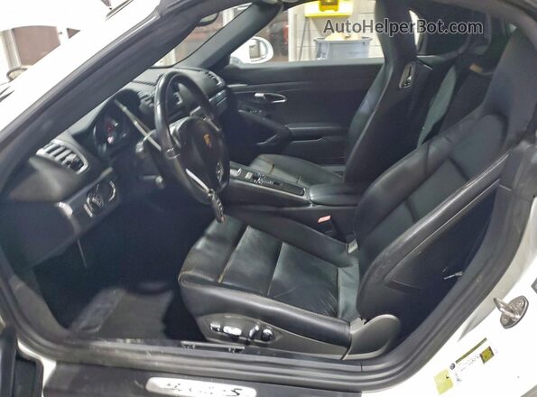 WP0CB2A86GS140141 2016 PORSCHE BOXSTER White Widok wnętrza z przodu