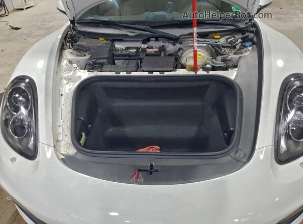 WP0CB2A86GS140141 2016 PORSCHE BOXSTER White Widok wnętrza z tyłu