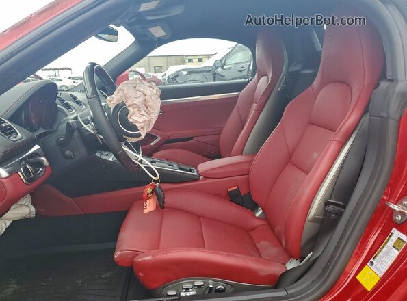 WP0CB2A8XRK223333 2024 PORSCHE BOXSTER Red წინა სალონის ხედი