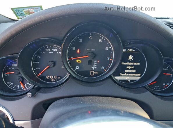 WP1AA2A27HKA84538 2017 PORSCHE CAYENNE White Սարքավորումների վահանակի տեսք