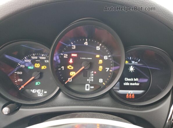 WP1AA2A53MLB06243 2021 PORSCHE MACAN White Widok zestawu wskaźników