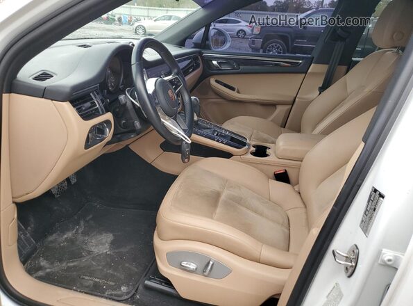 WP1AA2A54MLB12620 2021 PORSCHE MACAN White Widok wnętrza z przodu