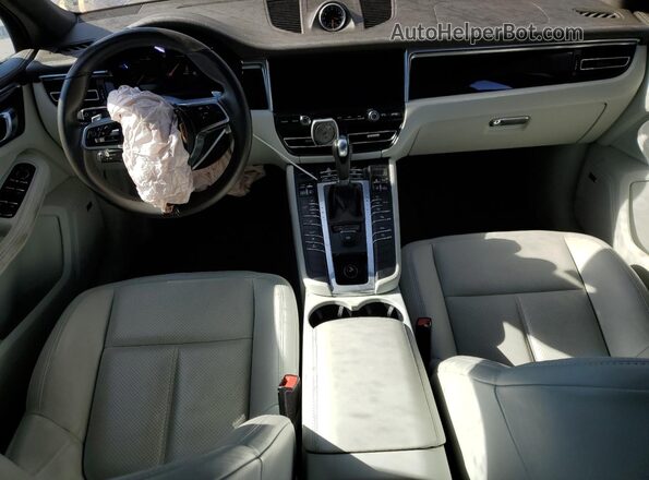 WP1AA2A55MLB09712 2021 PORSCHE MACAN Black Առջևի վահանակի տեսք