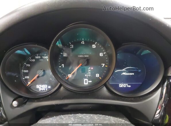 WP1AA2A55MLB12562 2021 PORSCHE MACAN Gray უკანა სავარძლების ხედი