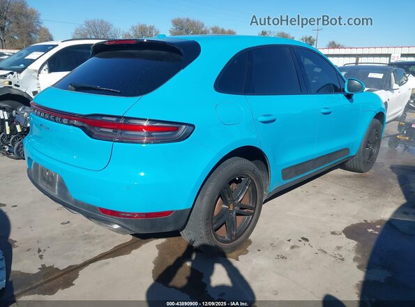 WP1AA2A55MLB14358 2021 PORSCHE MACAN Blue Trasero derecho