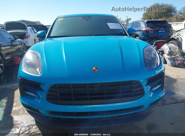 WP1AA2A55MLB14358 2021 PORSCHE MACAN Blue Vista frontal