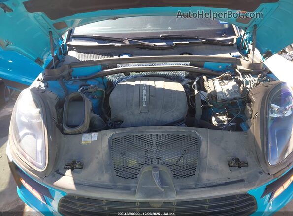 WP1AA2A55MLB14358 2021 PORSCHE MACAN Blue Vista trasera