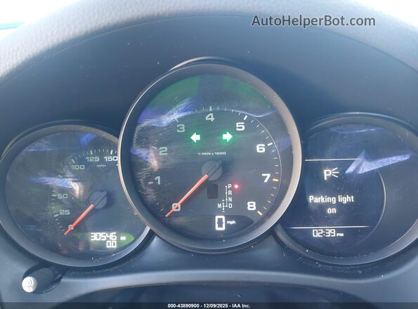 WP1AA2A55MLB14358 2021 PORSCHE MACAN Blue Vista de los asientos traseros