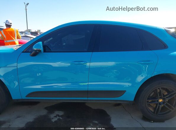 WP1AA2A55MLB14358 2021 PORSCHE MACAN Blue Vista interior trasera