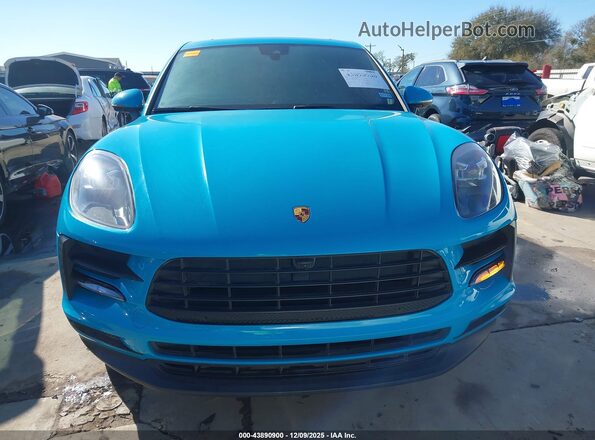 WP1AA2A55MLB14358 2021 PORSCHE MACAN Blue Vista del salpicadero