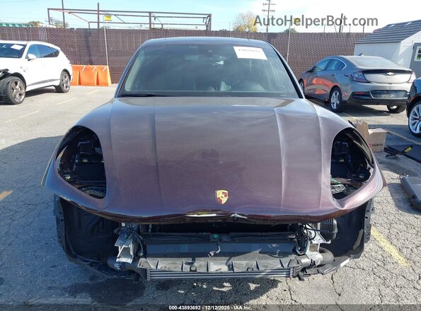 WP1AA2A56PLB10629 2023 PORSCHE MACAN Темно-бордовый Вид задней части салона
